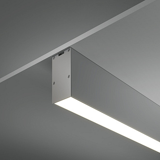 Алюминиевый профиль  Накладной 2000*35,6*66,8 мм для светодиодной ленты Maytoni Led strip Серебро ALM-3566-S-2M