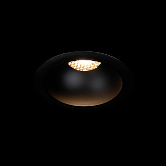 Встраиваемый светильник 8*5 см, 1*LED*7W 4000K LOFT IT Comb 10330/B Black черный, вр 7,5 см