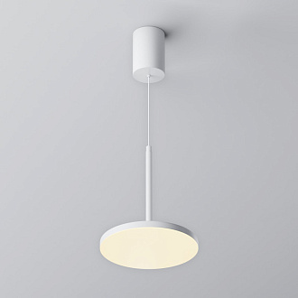 Подвесной светильник 18,5*18,5*195 см, LED, 12W, 3000К, Maytoni Technical PLATO P076PL-L12W3K-W белый