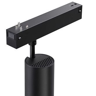 Cветильник  18*4,3*15 см, 1*LED*12W, 3000-6000K, Novotech VECTOR PORT 359957, черный,  диммир. пульт ДУ/Tuya Smart Life