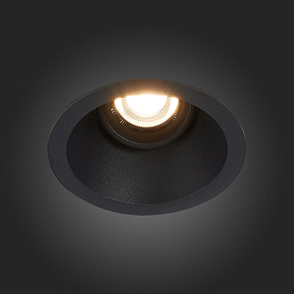 Встраиваемый светильник 10 см, ST LUCE Встраиваемые светильники ST207.408.01 Черный