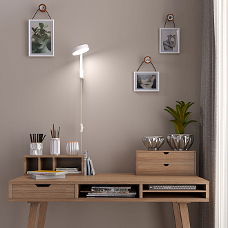 Светильник 23 см, 10W, 4000K, Elektrostandard Tobi LED 40129/LED, белый