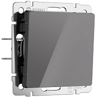 W1110044 Выключатель одноклавишный, графит акрил Werkel, 4690389197406