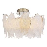 Накладная люстра *50*-32 см, 1*LED, 20W, 3000K, ST-Luce Lightsome SL6135.202.01, золотой