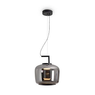 Подвесной светильник 28*28*228 см, LED, 7W, 3000К, Freya CLOD FR6186PL-L7SM черный