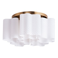 Потолочная люстра Arte Lamp Serenata A3459PL-5AB бронза, диаметр 50 см