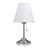 Настольная лампа 22*42 см, 1 E27*60W,  К, Arte Lamp Marriot A5039TL-1CC, Хром