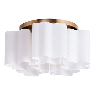 Потолочная люстра Arte Lamp Serenata A3459PL-5AB бронза, диаметр 50 см