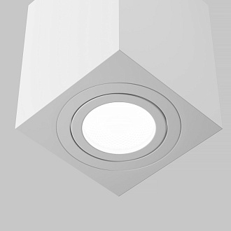 Светильник 9*9 см, GU10 50W, Maytoni Alfa C017CL-01W, белый