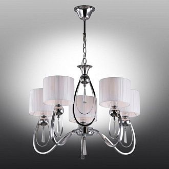 Подвесная люстра 60*90 см, 5*E14, 40W, Omnilux Omnilux 638 OML-63803-05, хром
