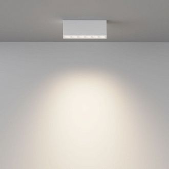 Потолочный светильник 13 см, 12W, 3000-6000K, Maytoni Points C066CL-12W3-6K-W, белый