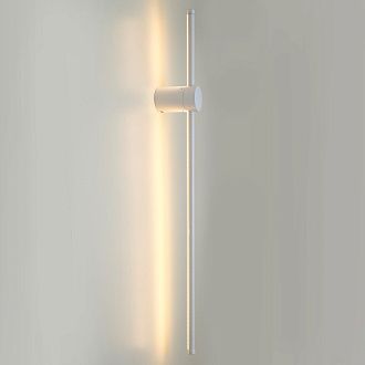Бра 6*2*80 см, LED 24W, 3000 / 6000K, Белый LED4U L7271-800 WH