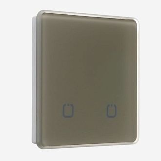 Радиовыключатель сенсорный HiTE PRO SN-R2 (Светло-коричневый, закругленные углы) HPSW-SNR2-LB