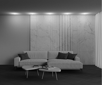 Встраиваемый светильник 7,8*7,8*8,5 см LED, 12W, 3000К, Maytoni Technical nude DL065-12W3K-TRS-W белый, вр 8 см