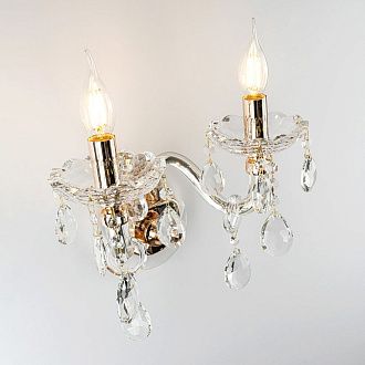 Бра 31*23*-25,5 см, 2*Е14*40W, Modelux  ML.7163.02P, Золото