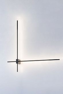 Бра L600 x W120 x H600, мм, 15W 4000K, BK (Черный) NewRgy 3638MB-60X60 BK
