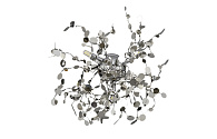 Бра Crystal L ux GARDEN AP-PL3 D400 CHROME Хром