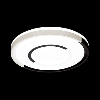 Cветильник 49,5*9,5 см, LED 72W, 3000-4200-6500 К, IP43, белый/черный, пластик Sonex Stoki, 3046/EL