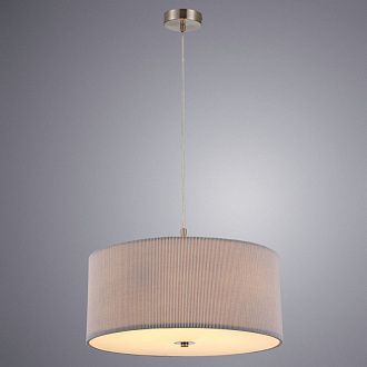 Подвесная люстра Arte Lamp Mallorca A1021SP-5SS, диаметр 46 см, матовый никель