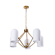 Люстра 35*68 см, 5*E14, 40W, Arte Lamp Cassel A5454LM-5PB, Полированная Медь