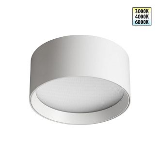 Светильник накладной светодиодный 14 см, 18W, 3000-6000K, Novotech 359596, белый