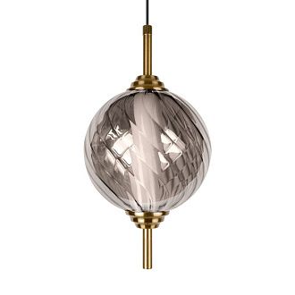 Подвесной светильник *15*-27,5 см, 1*LED*30W, 4000K, LOFT IT Helix 10421/B Smoke, бронзовый