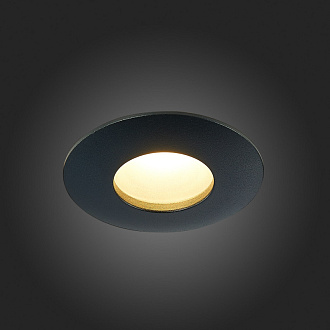 Встраиваемый светильник 8 см, ST LUCE Встраиваемые светильники ST213.408.01 Черный