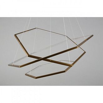 Подвесная люстра 100*87*50-180 см 136W, 3000K, Aployt Polunia APL.021.03.136, бронзовый