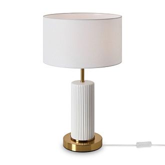 Настольная лампа 30*30*50 см, 1*E27*60W, Freya Ceram FR5491TL-01BS, латунный