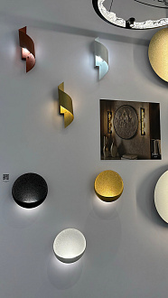 Настенный светильник 29 см, 6W, 3000/4000K, Odeon Light Boccolo 7102/6WL, красный