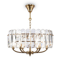 Люстра подвесная Maytoni Suite MOD122PL-06BS, диаметр 53 см, латунь