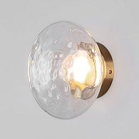 Бра 20*13*20 см, LED*5W, 3000K, Eurosvet Ripple 50389/1 LED, латунь, a069025