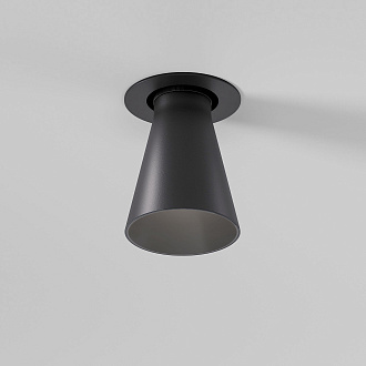 Потолочный акцентный светильник 6,4*6,4*9,6 см, 8W Elektrostandard Bell 25097/LED черный, вр 5,1 см