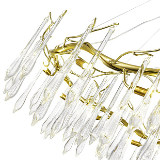 Светильник подвесной 100*40/180 см, 12*5W*G9 4000K ST LUCE Teardrops SL1660.203.12 шампань