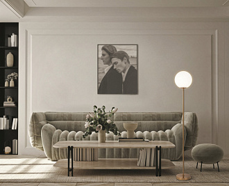 Торшер155 см, Maytoni Ring MOD013FL-01BS, латунь