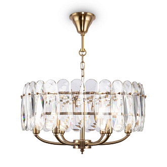 Люстра подвесная Maytoni Suite MOD122PL-06BS, диаметр 53 см, латунь