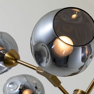 Потолочная люстра Arte Lamp Yuka A7759PL-6PB, полированная медь