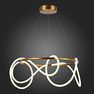 Светильник подвесной 60 см, 35W 4000K ST LUCE Sagrato SL6102.303.55 Латунь