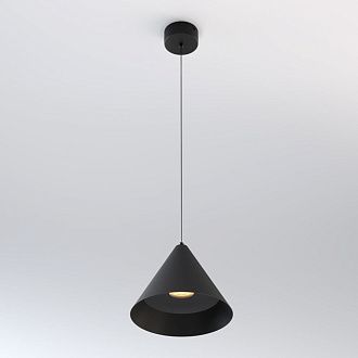 Подвесной акцентный светильник 20*20*130 см, LED, 16W, 3000K, Elektrostandard Conus 50316 LED, черный
