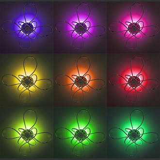 Люстра 65*12 см, LED*90 W, 3000-5500 К, Хром Citilux Джемини CL229B141E