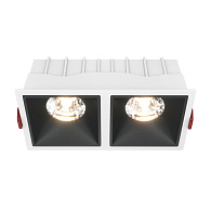Светильник 17 см, 30W, 3000K, Technical DL043-02-15W3K-SQ-WB, белый-черный, вр 7,5*15,5 см