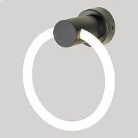 Бра настенное 22*23-23 см, 1*LED, 10W, 3000K, Lussole Lowell LSP-7364, черный
