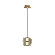 Подвес 20*21-174,5 см, 1*LED, 7,2W, 3000K, Favourite Fada 4625-1P, латунь