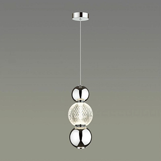 Светодиодный светильник 11 см, 7W, 4000K, Odeon Light CRYSTAL 5007/7LA, хром