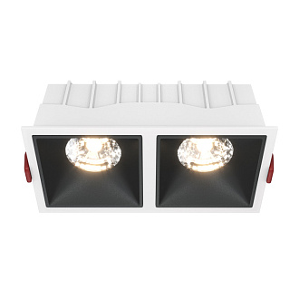Светильник 17 см, 30W, 3000K, Technical DL043-02-15W3K-SQ-WB, белый-черный, вр 7,5*15,5 см