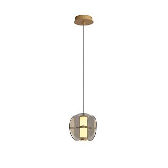 Подвес 20*21-174,5 см, 1*LED, 7,2W, 3000K, Favourite Fada 4625-1P, латунь
