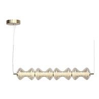 Подвесной светильник 90*14*-200 см, 1*LED, 22W, 3000K, ST-Luce Spine SL6136.223.01, золотой