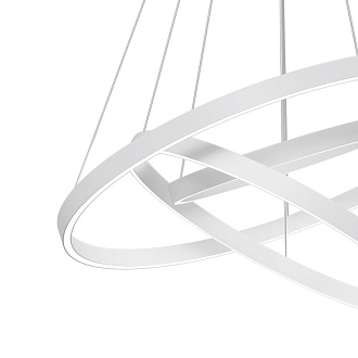 Подвесная люстра 80*140,5 см, LED, 108W, 3000К-4000К, Maytoni Rim MOD058PL-L100WK белый
