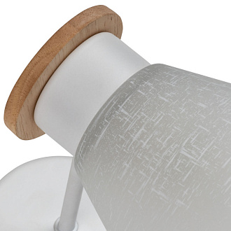 Настенное бра Arte Lamp Tyler A1031AP-1WH, белый-дерево