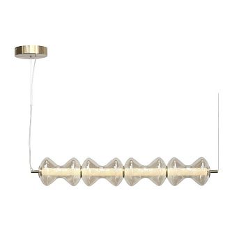 Подвесной светильник 90*14*-200 см, 1*LED, 22W, 3000K, ST-Luce Spine SL6136.223.01, золотой